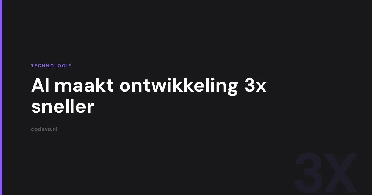 AI-gedreven webontwikkeling - Codavo blog