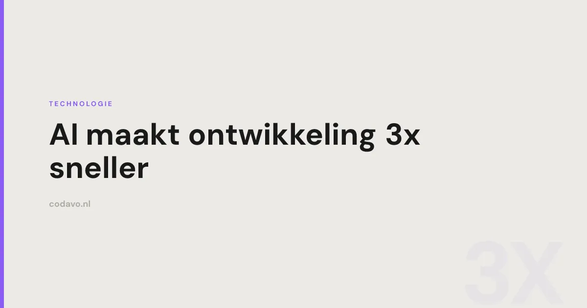AI-gedreven webontwikkeling - Codavo blog