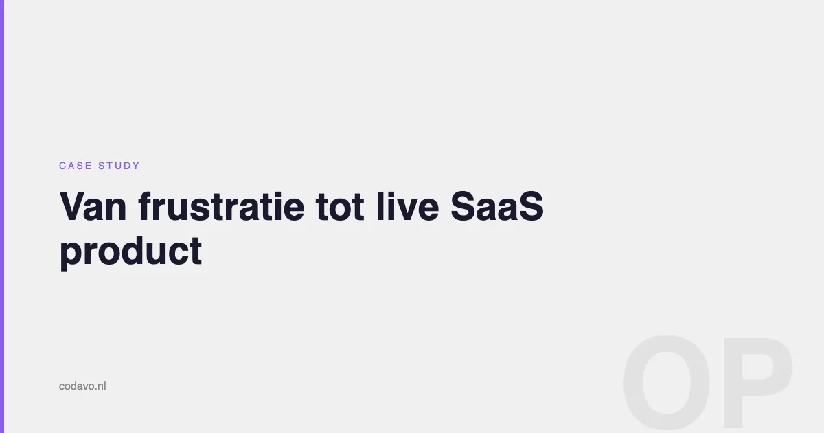 Twee producten, een niche - Codavo blog