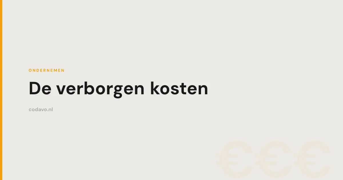 De verborgen kosten van een goedkope website - Codavo blog